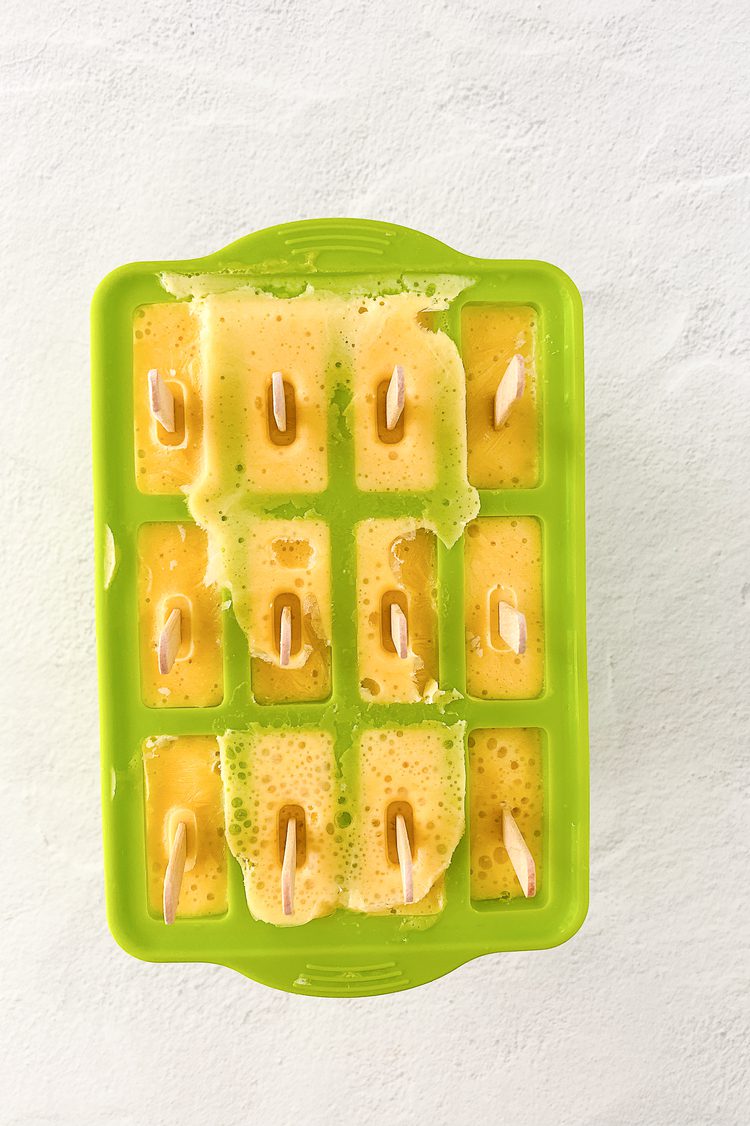 Orange Creamsicle Popsicles