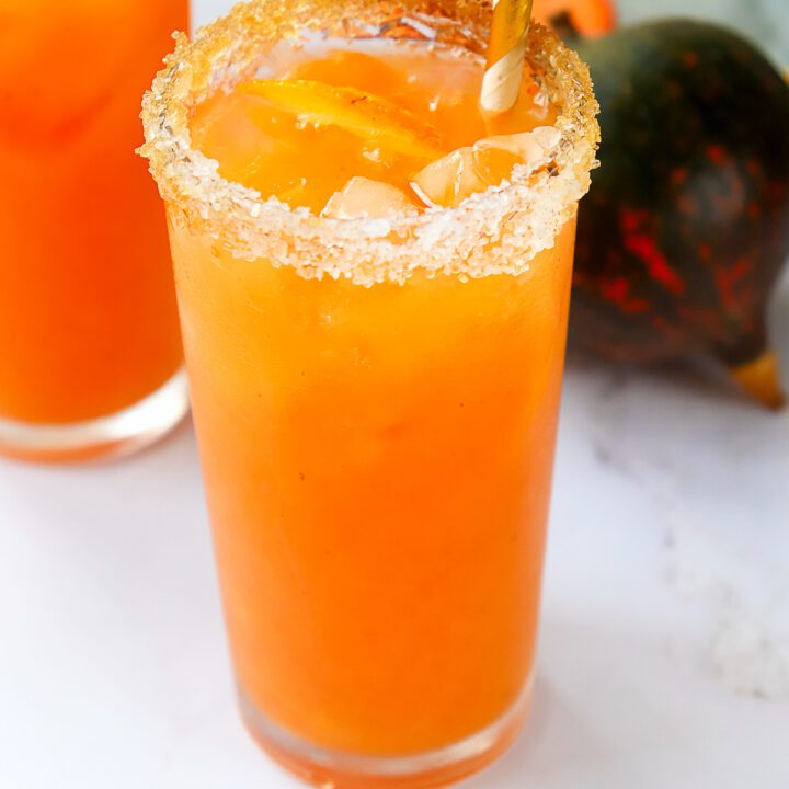 Cocktail made with Pumpkin and spices