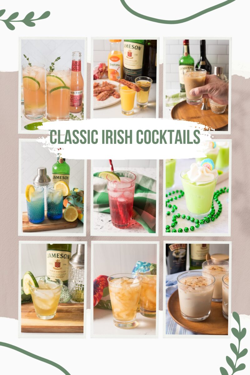 Collage photo of Classic Irish Cocktails