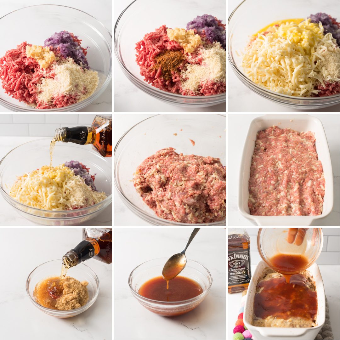Meatloaf made with Jack Daniels Whiskey