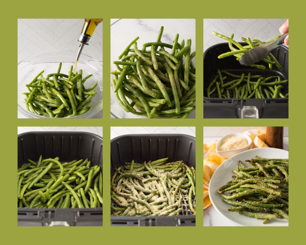 Fresh Green Beans made in the Air Fryer 