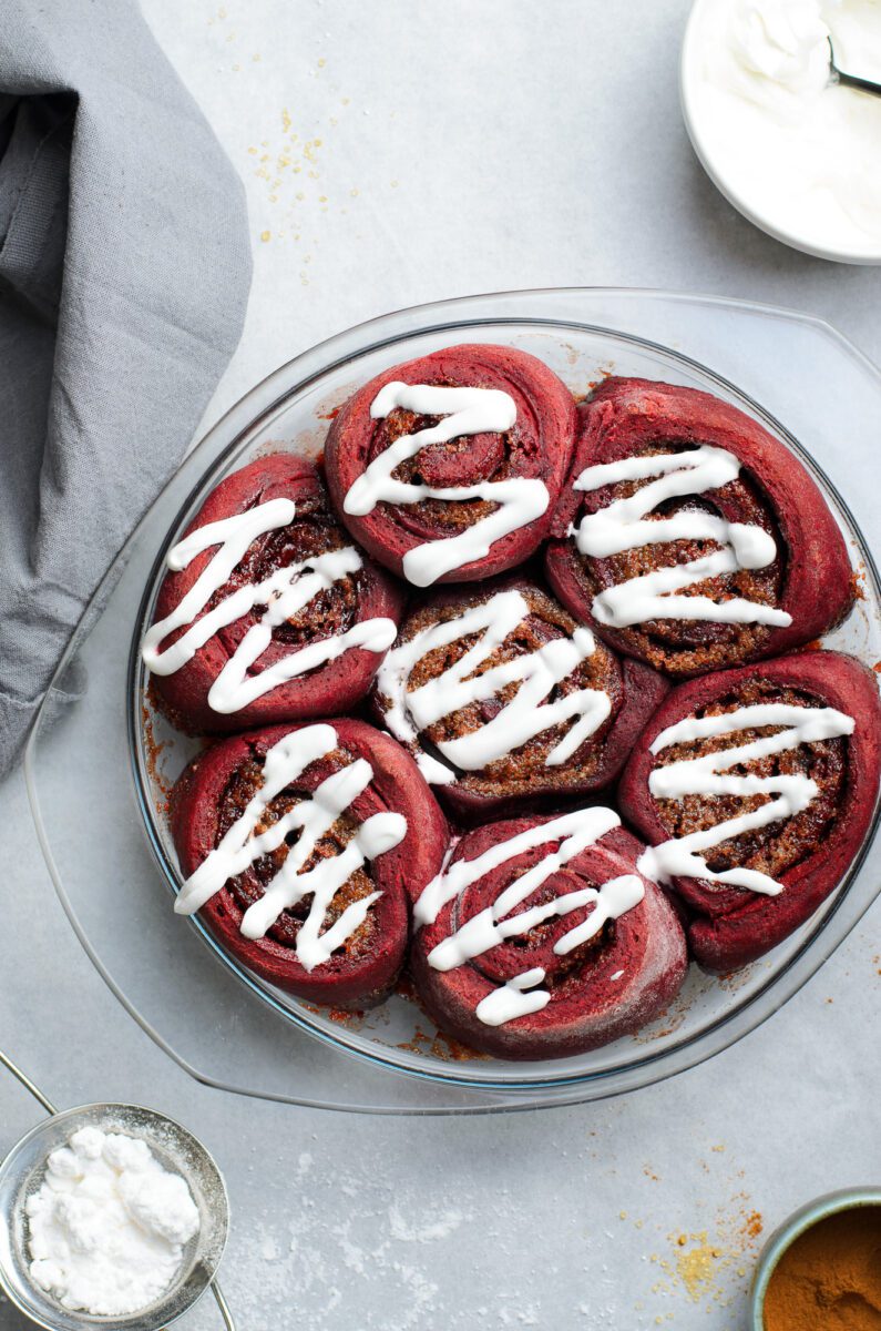 Red Velvet Cinnamon Rolls